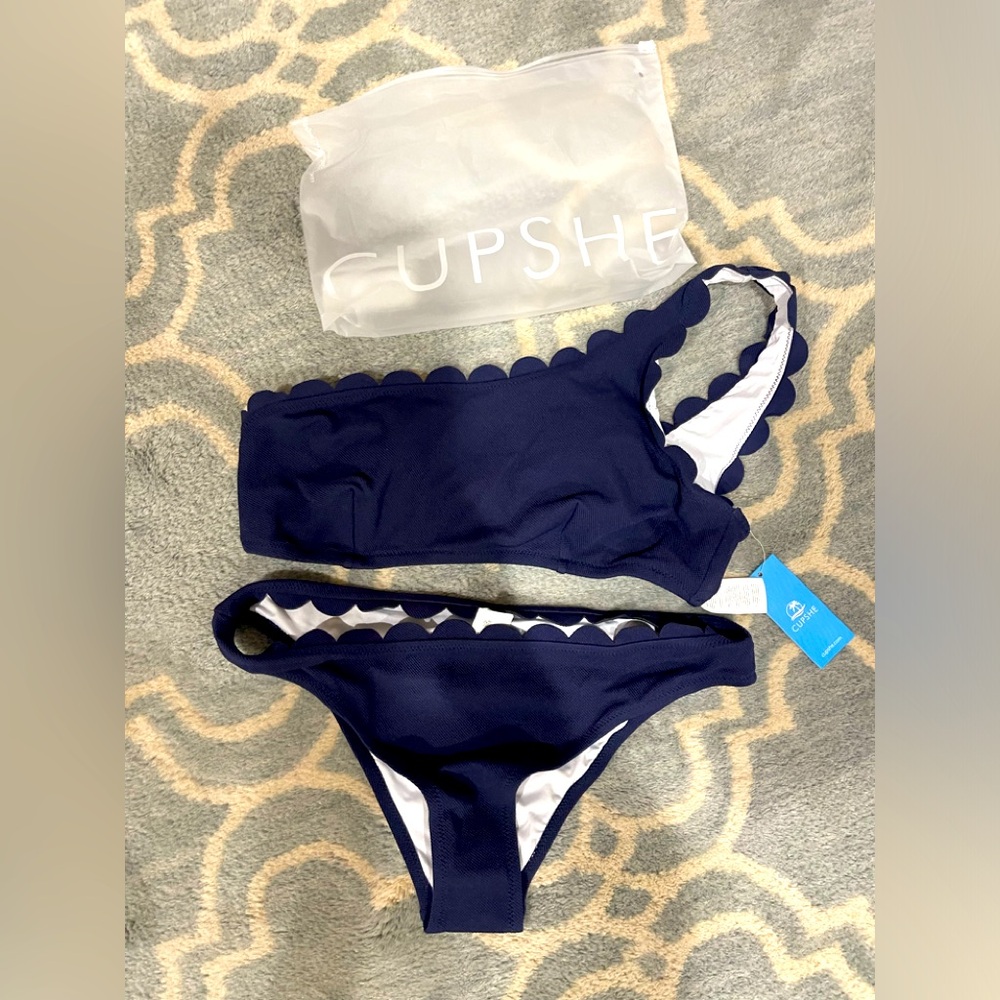 NWT cupshe two piece bathing suit